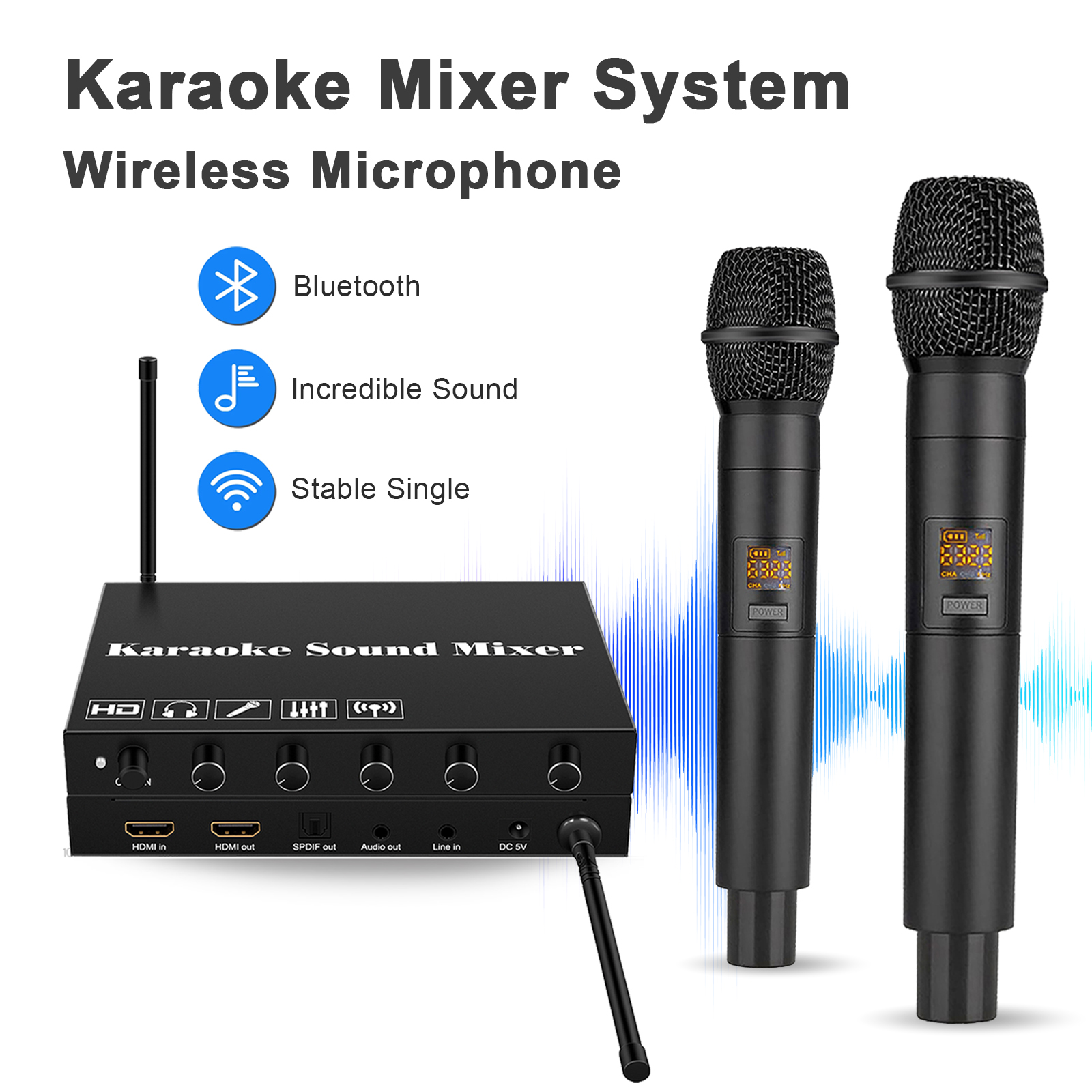 Home Cinema Heos - HDMI Karaoke Player Mixer Home Theater