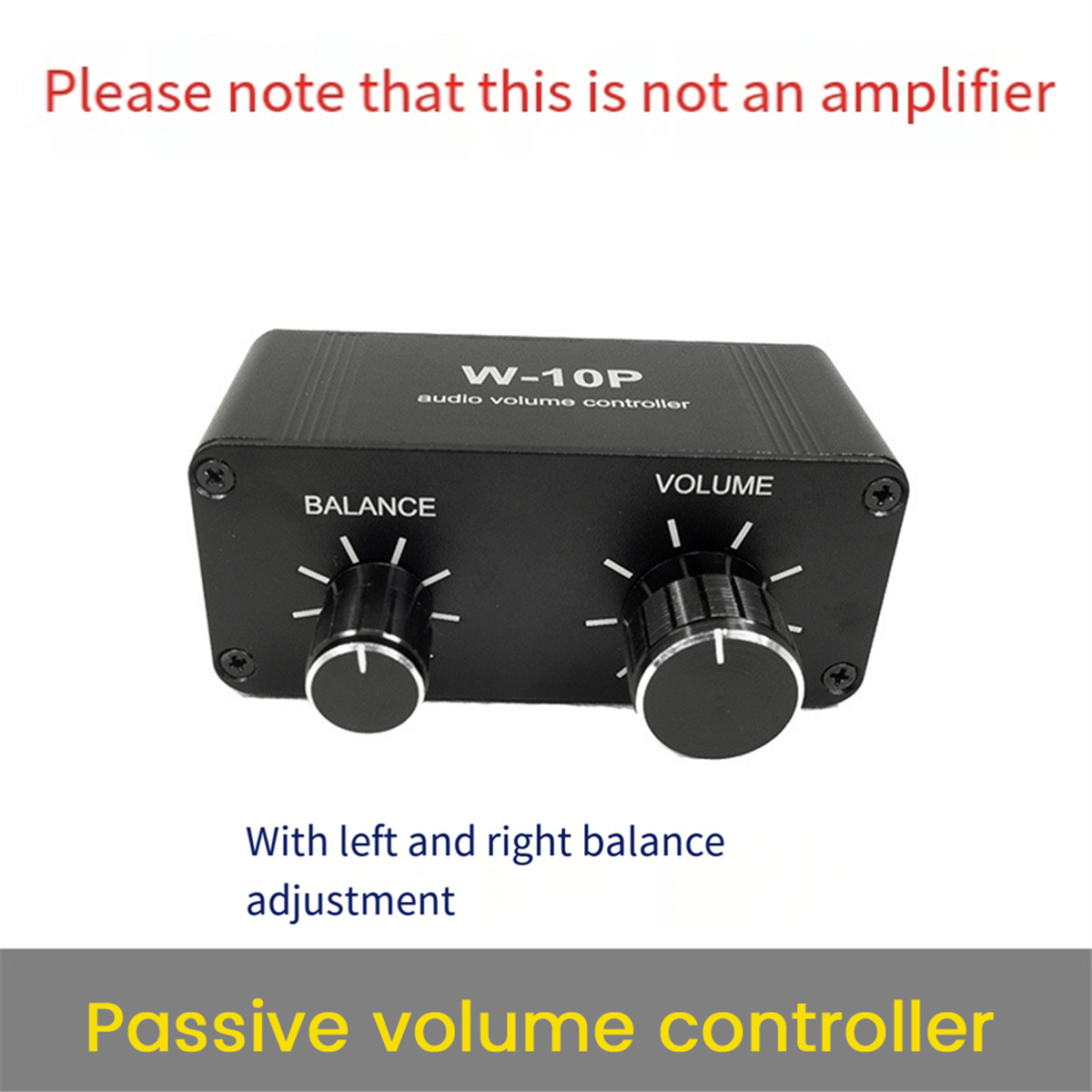Home Cinema Portable - 3.5 mm RCA Portable Volume Controller