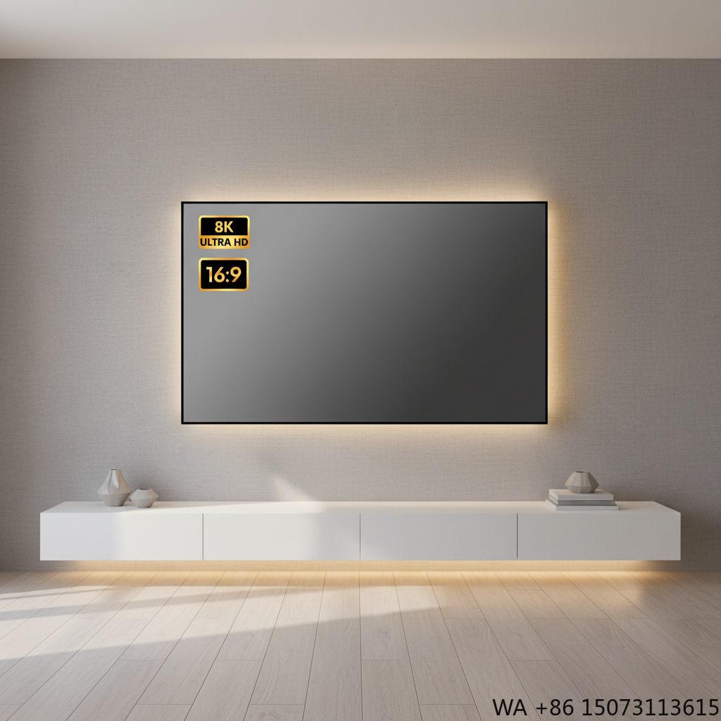 Home Cinema Portable - 100 Inch 8K UHD Fixed Frame
