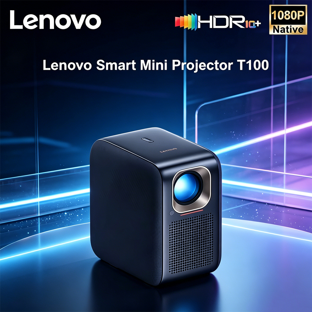 Home Cinema Movies - Lenovo T100 1080P Projector Full HD