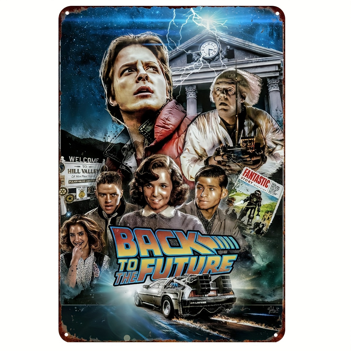 Home Cinema Classic - Vintage Back to the Future Metal