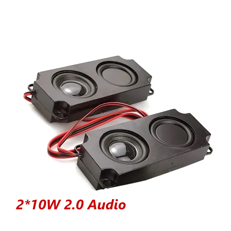 Home Cinema Portable - 2*10W Full Range Speaker 2.0 Audio