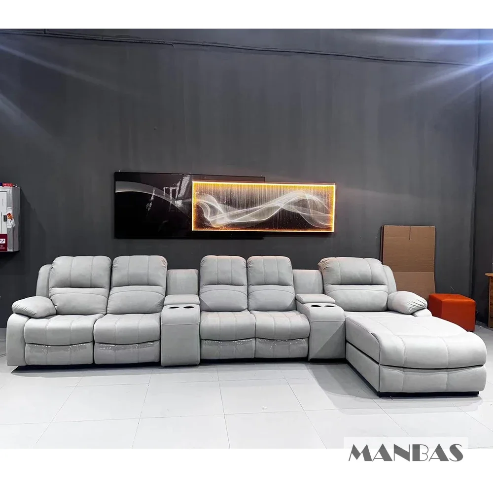 Genuine Leather Manual Electri - Home Cinema Couch recensie en prijs