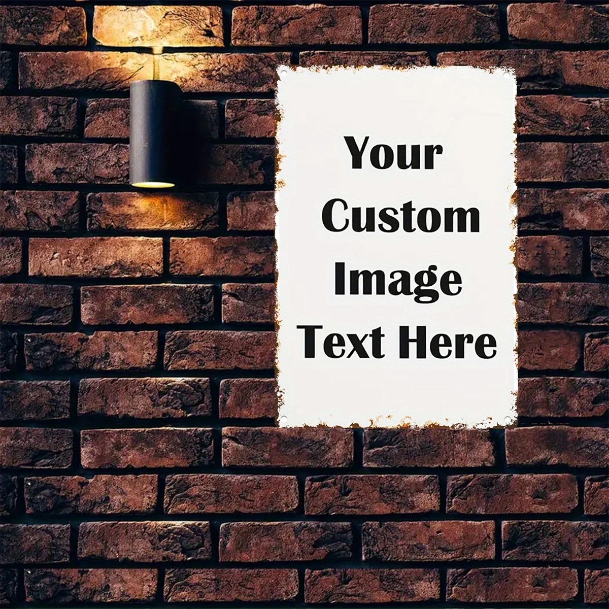 Custom Photo & Text Tin Sign - - Home Cinema Classic recensie en prijs