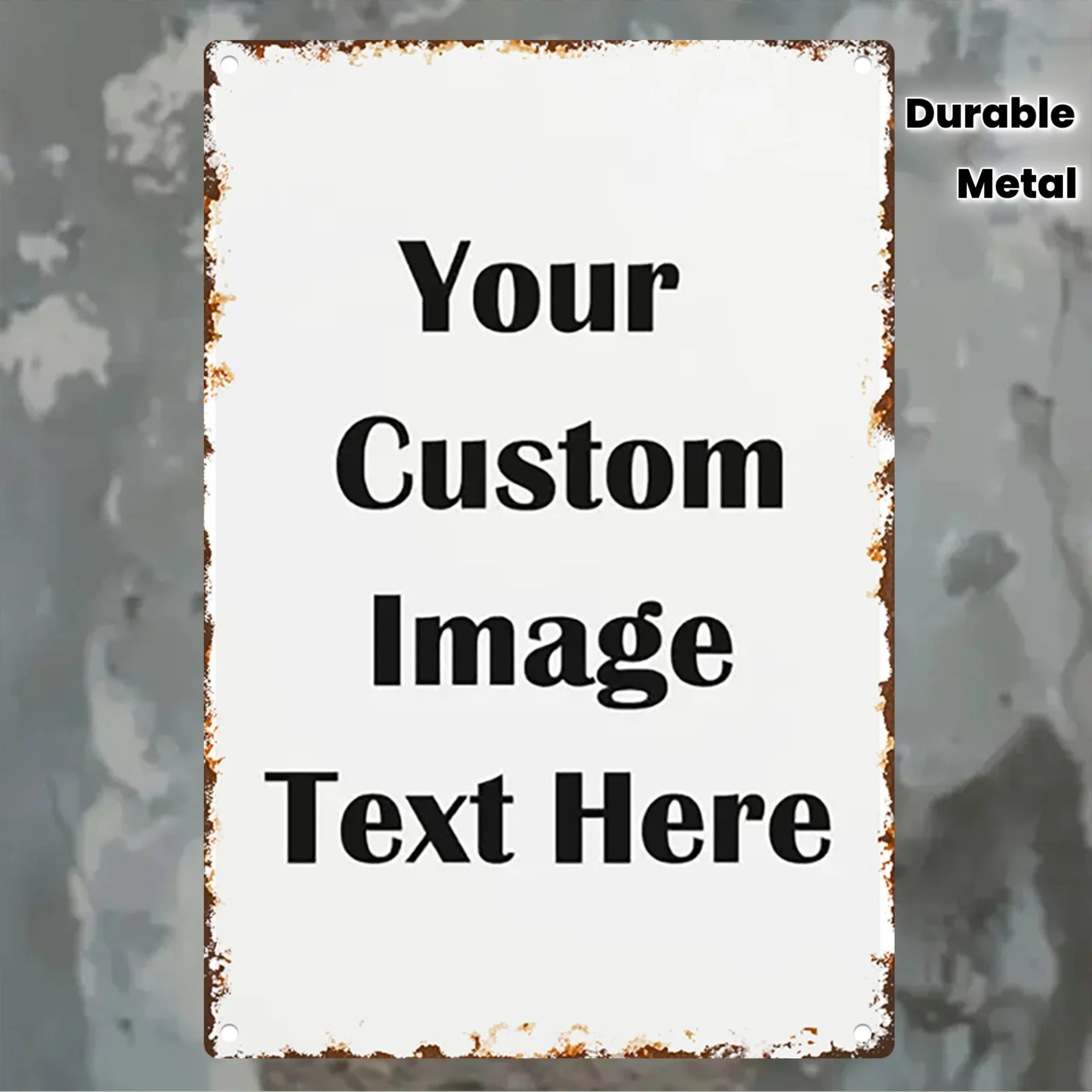 Custom Photo & Text Tin Sign - - Home Cinema Classic recensie en prijs