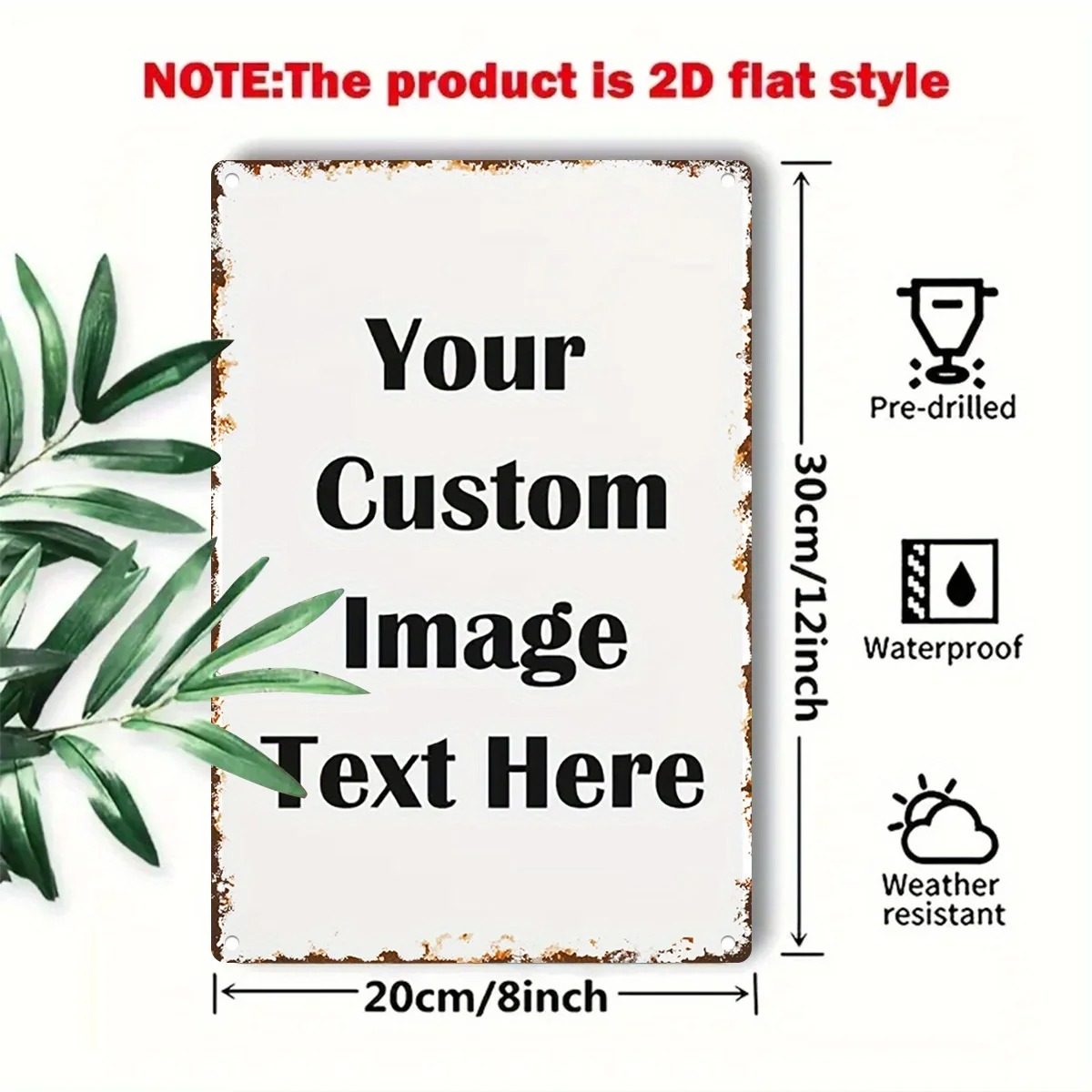 Custom Photo & Text Tin Sign - - Home Cinema Classic recensie en prijs