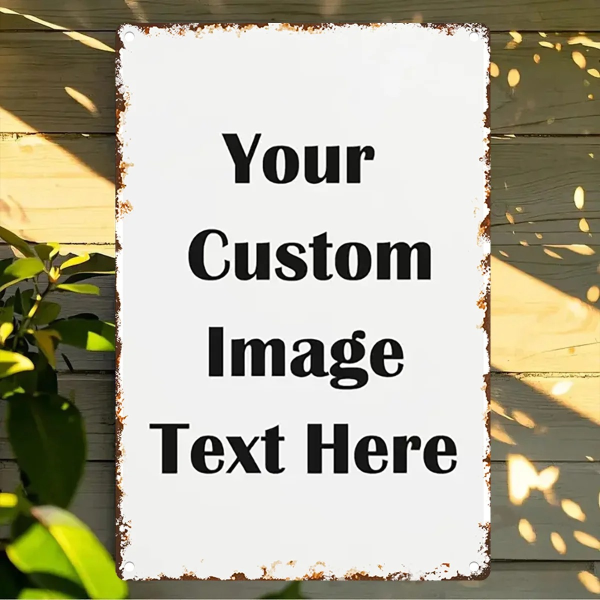 Custom Photo & Text Tin Sign - - Home Cinema Classic recensie en prijs