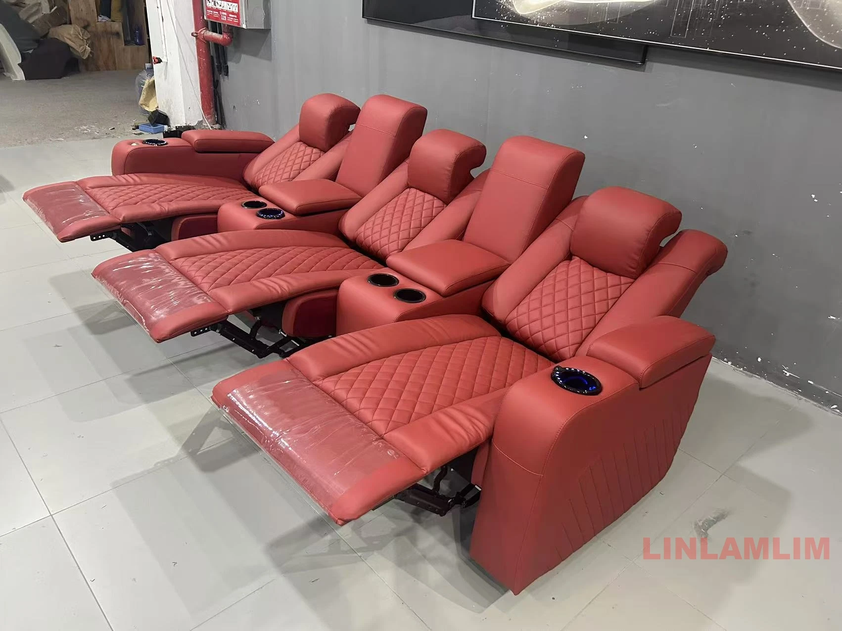 Linlamlim Luxury 3-Seat Reclin - Home Cinema Couch recensie en prijs