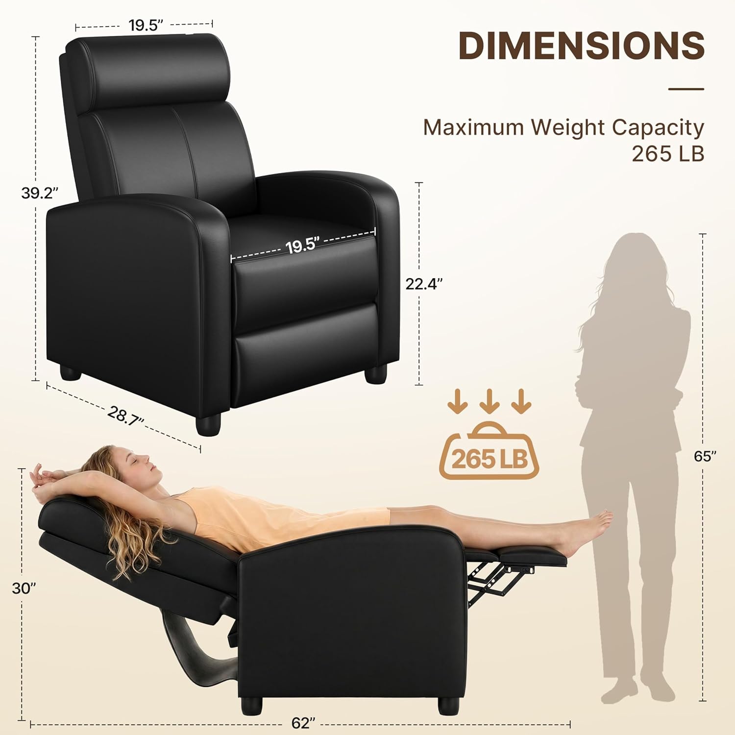 PU Leather Recliner Chair, Pus - Home Cinema Couch recensie en prijs