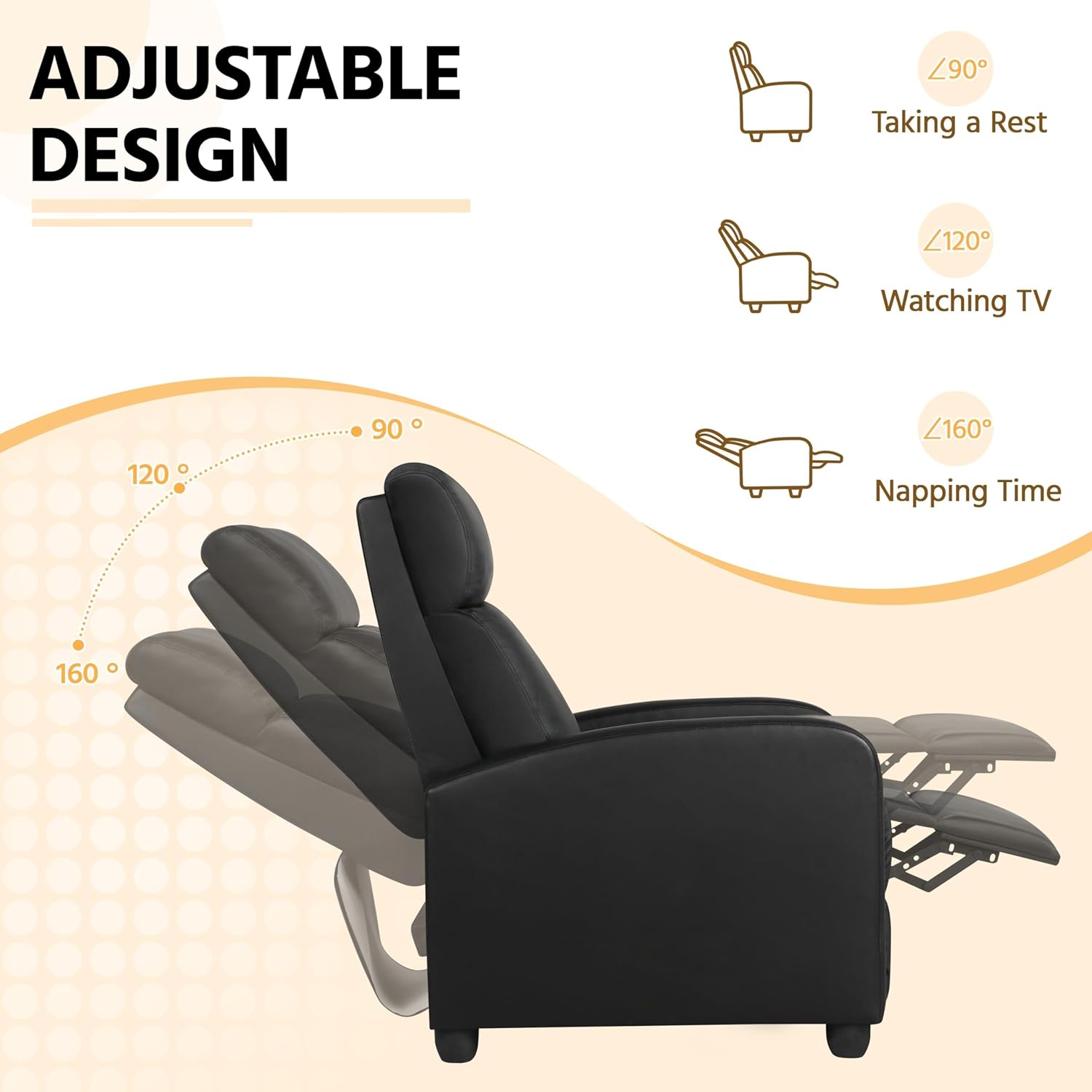 PU Leather Recliner Chair, Pus - Home Cinema Couch recensie en prijs
