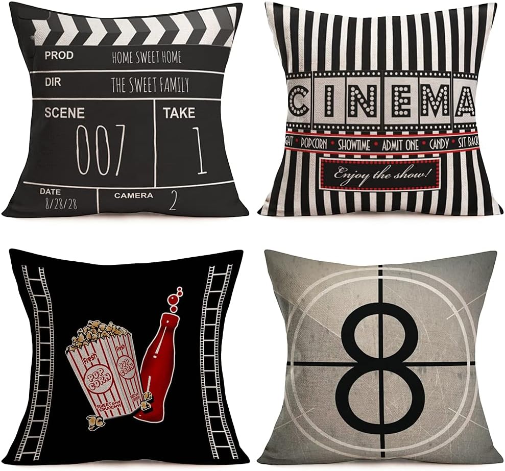 Retro Cinema Pillowcase Person - Home Cinema Couch recensie en prijs
