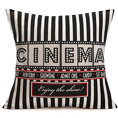 Retro Cinema Pillowcase Person - Home Cinema Couch recensie en prijs