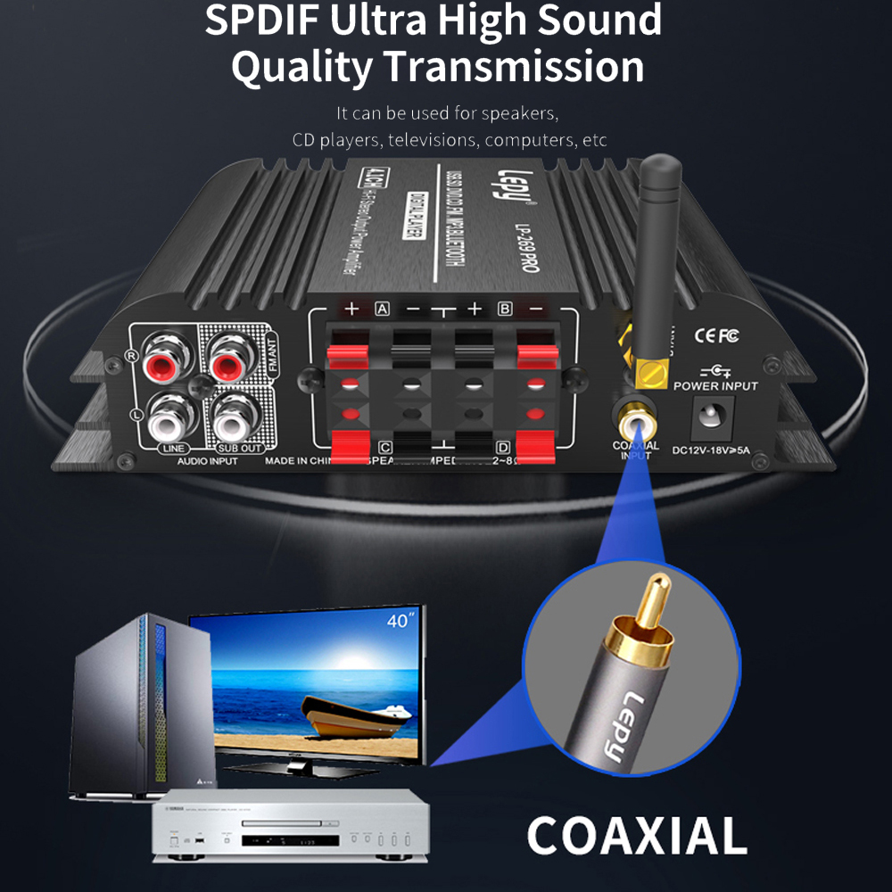 LEPY LP-269PRO 4.1 Channel Amp - Home Cinema Heos recensie en prijs