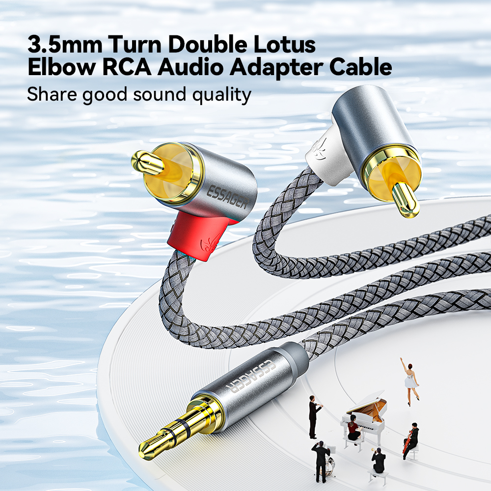 Essager 90 ° Angle RCA Audio S - Home Cinema Heos recensie en prijs