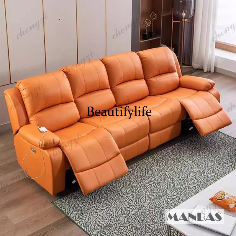 Genuine Leather Manual Electri - Home Cinema Couch recensie en prijs