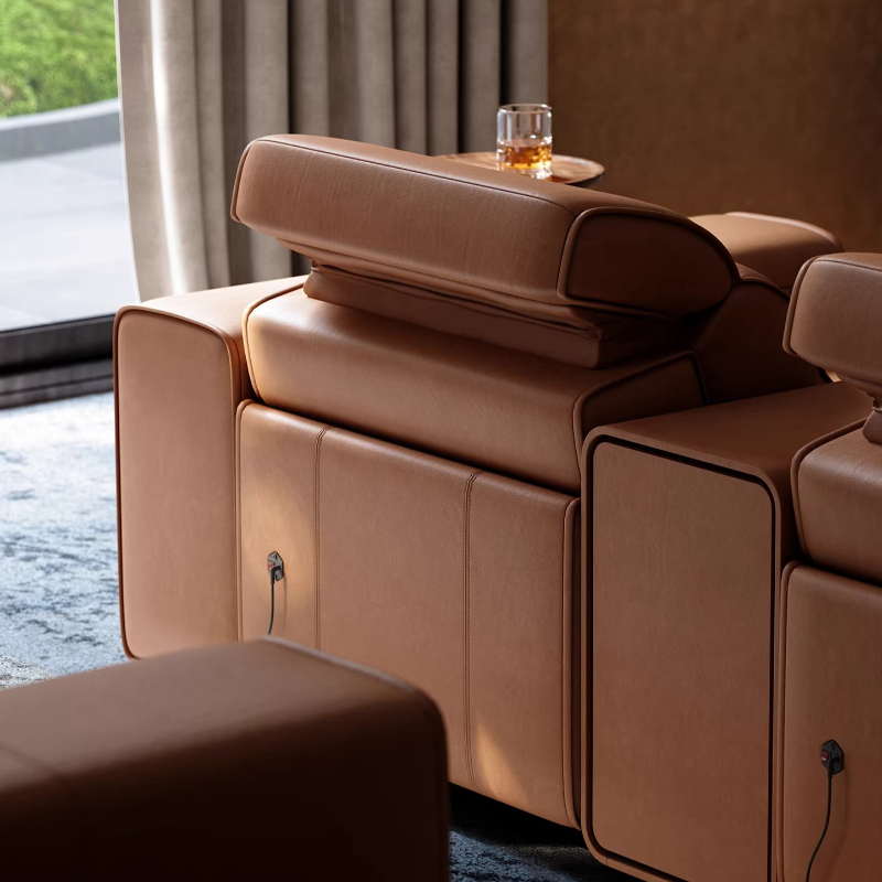 Top-grain Leather Electric Sof - Home Cinema Couch recensie en prijs