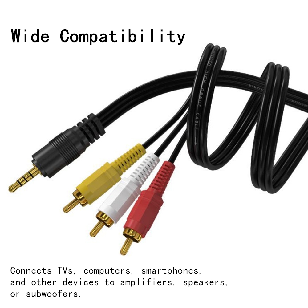 3.5mm to 3 RCA Audio Video Cab - Home Cinema Heos recensie en prijs
