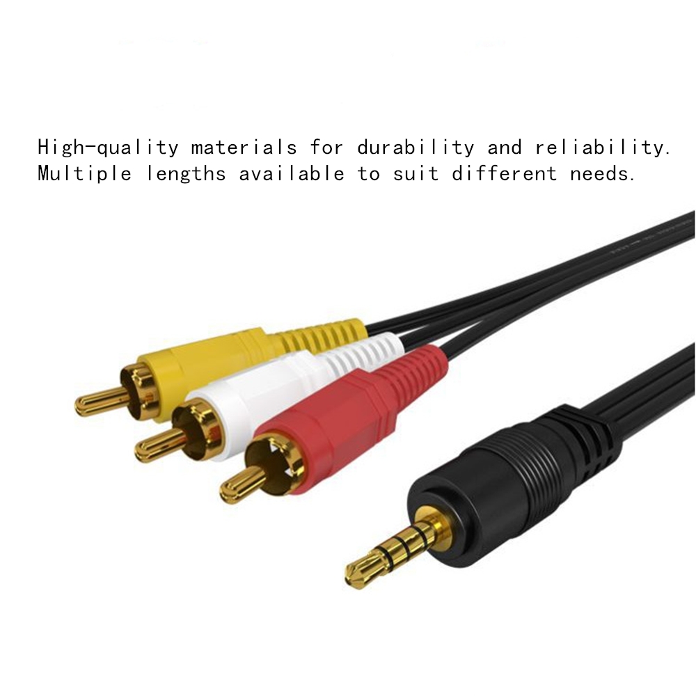 3.5mm to 3 RCA Audio Video Cab - Home Cinema Heos recensie en prijs