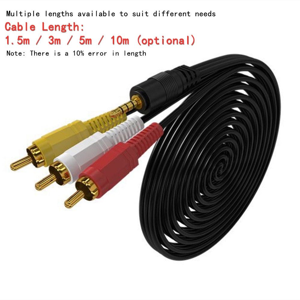 3.5mm to 3 RCA Audio Video Cab - Home Cinema Heos recensie en prijs
