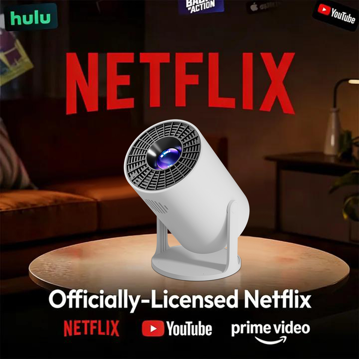 M300 Mini Projector 4K HD Nati - Home Cinema Movies recensie en prijs