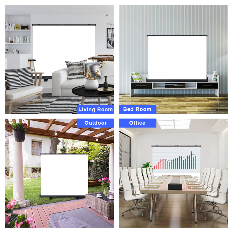 Portable Projector Screen Pull - Home Cinema Portable recensie en prijs