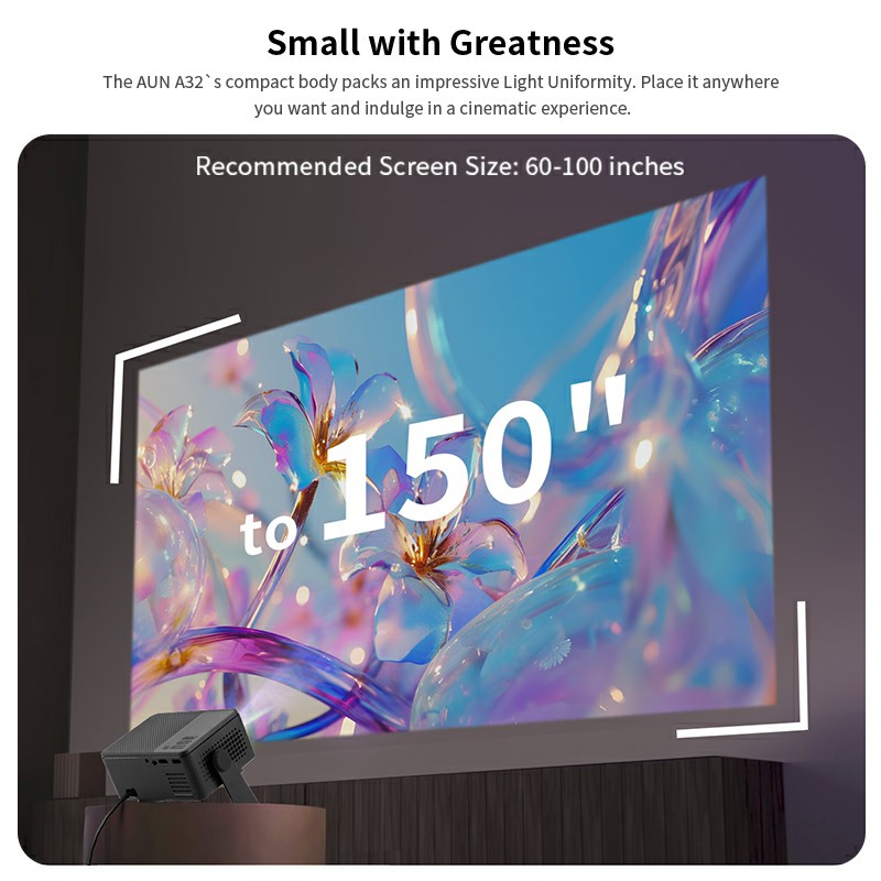 AUN A32 Pro Android Projector  - Home Cinema Movies recensie en prijs