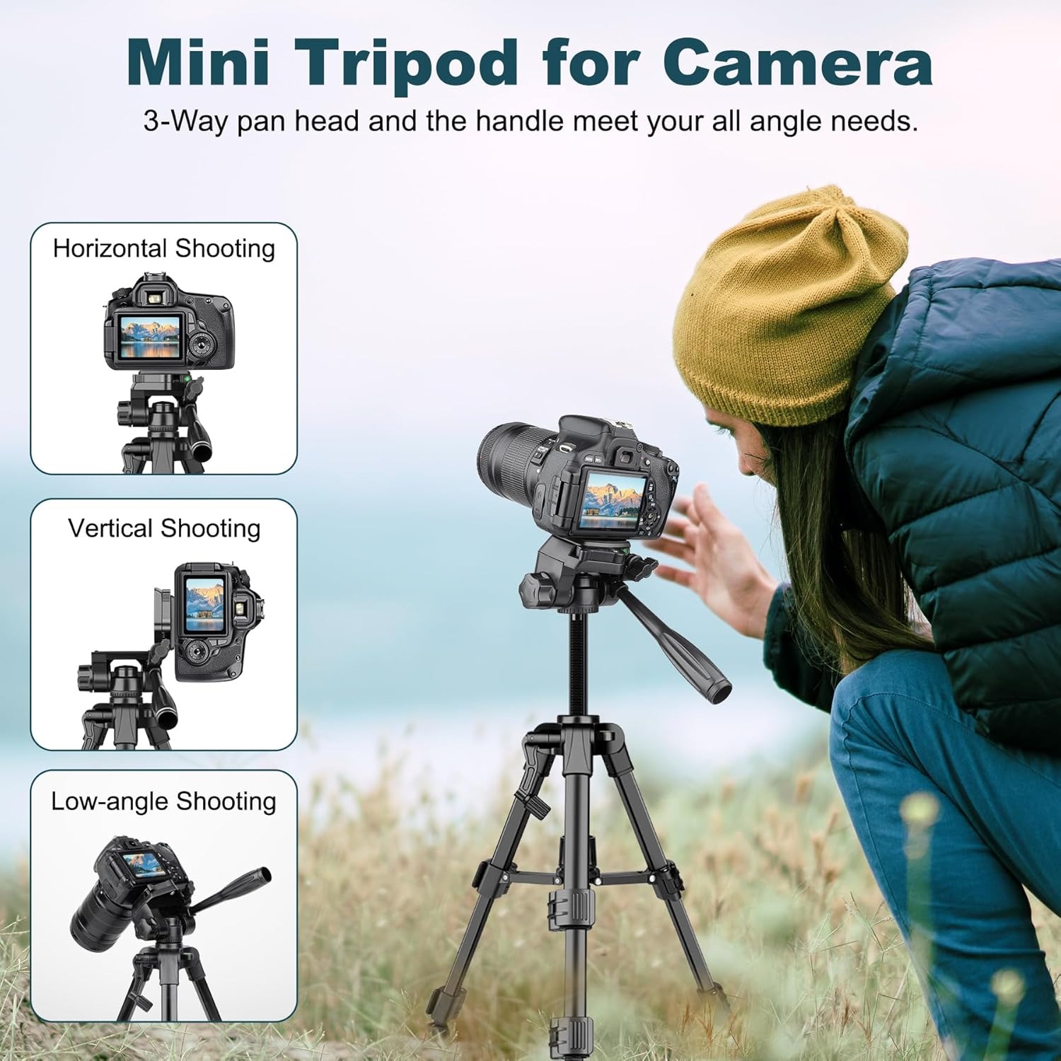Mini Tripod for Camera, 25inch - Home Cinema Portable recensie en prijs