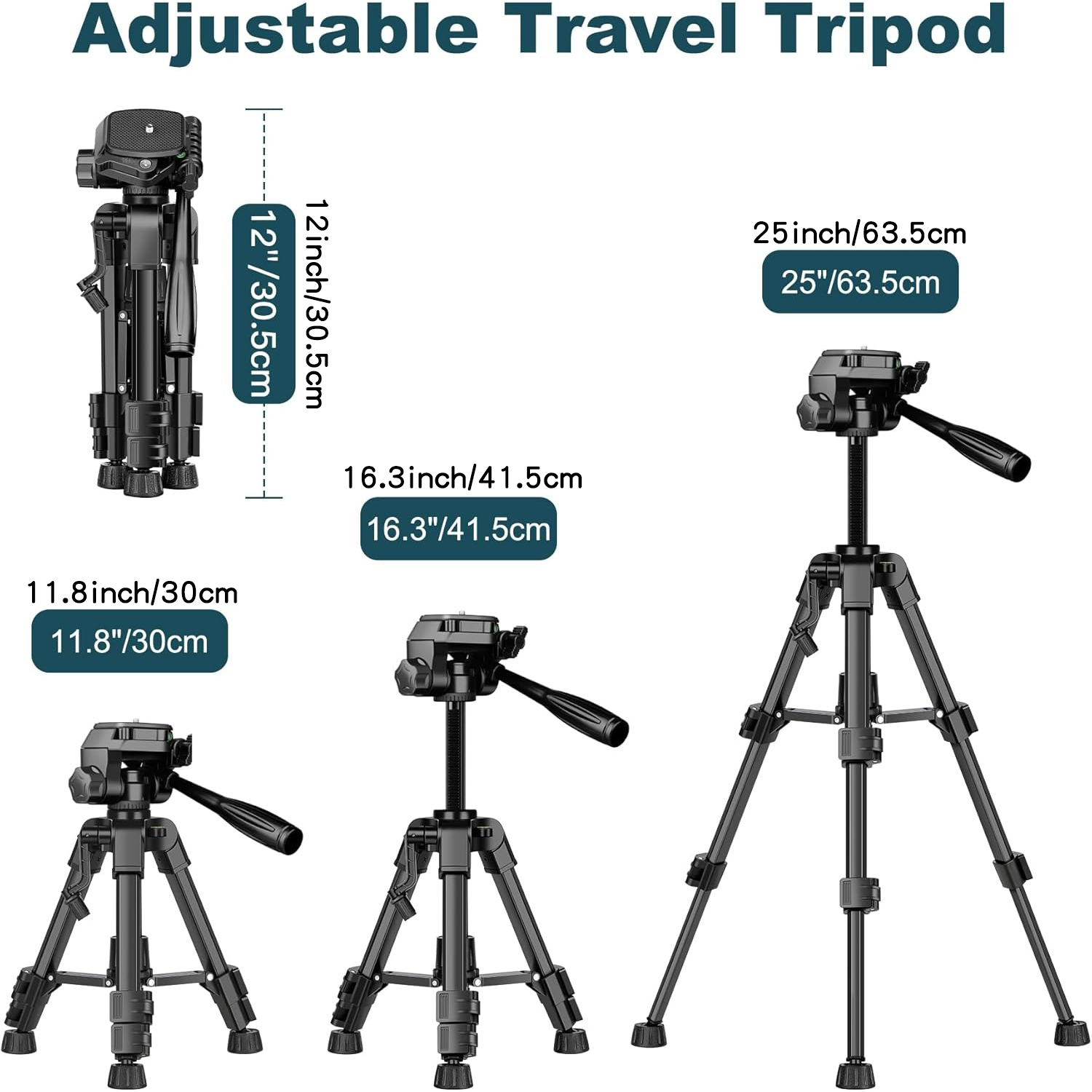 Mini Tripod for Camera, 25inch - Home Cinema Portable recensie en prijs