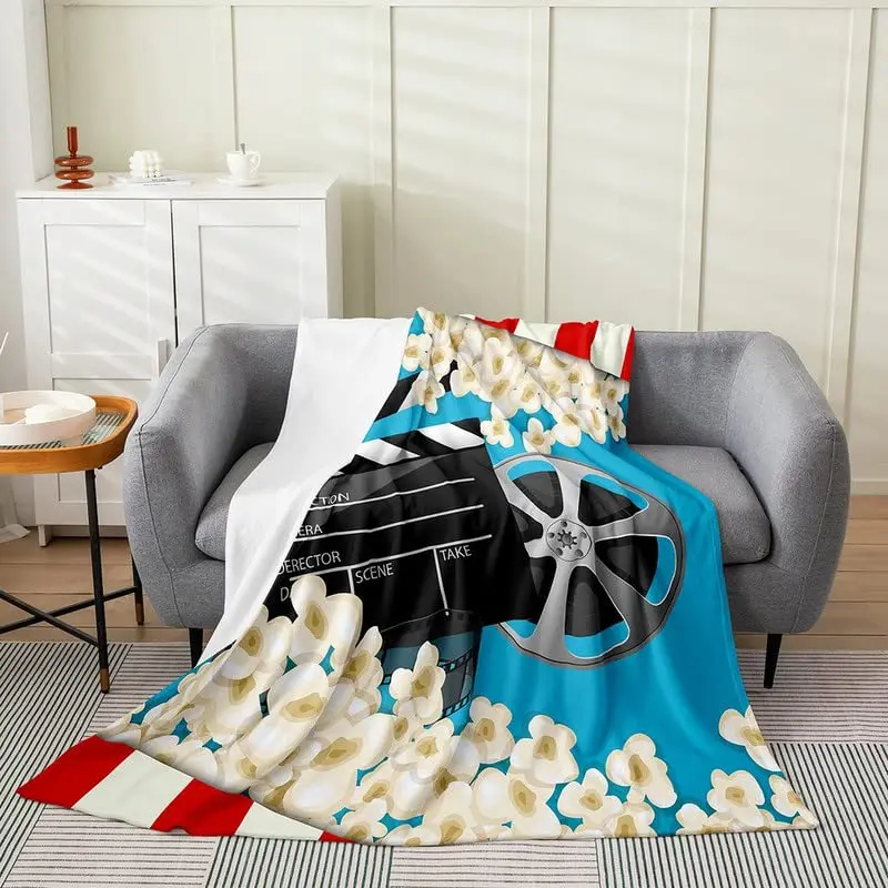 Vintage Cinema Ticket Throw Bl - Home Cinema Couch recensie en prijs