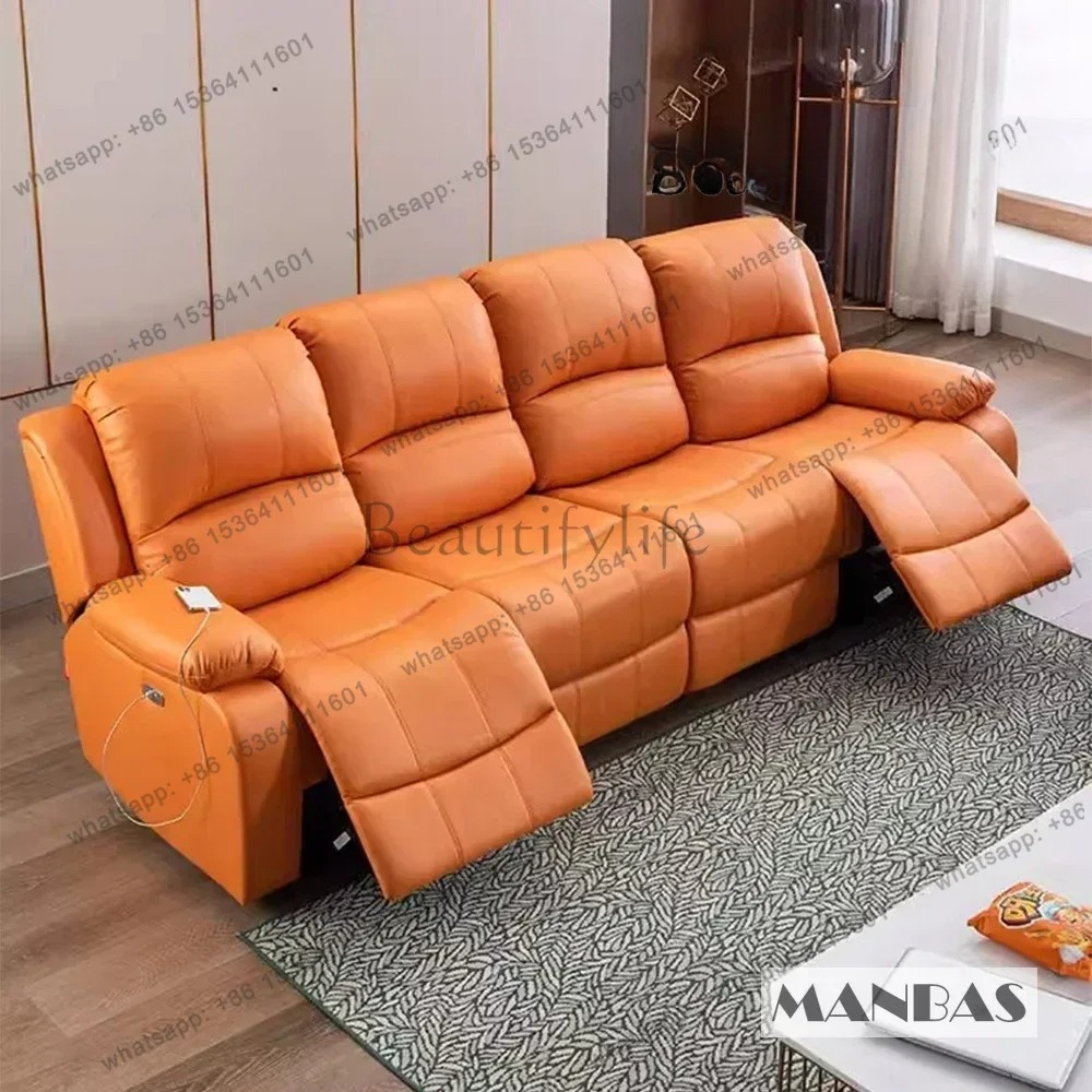 Genuine Leather Manual Electri - Home Cinema Couch recensie en prijs