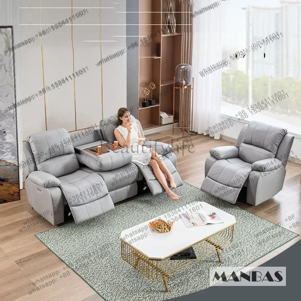Genuine Leather Manual Electri - Home Cinema Couch recensie en prijs