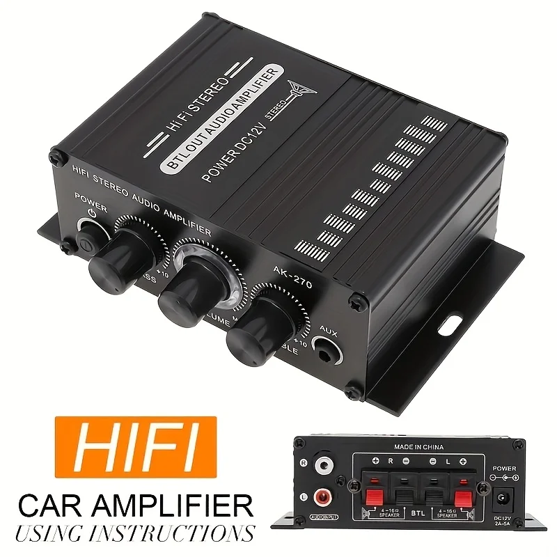 AK-270 400W Mini Power Amplifi - Home Cinema Heos recensie en prijs