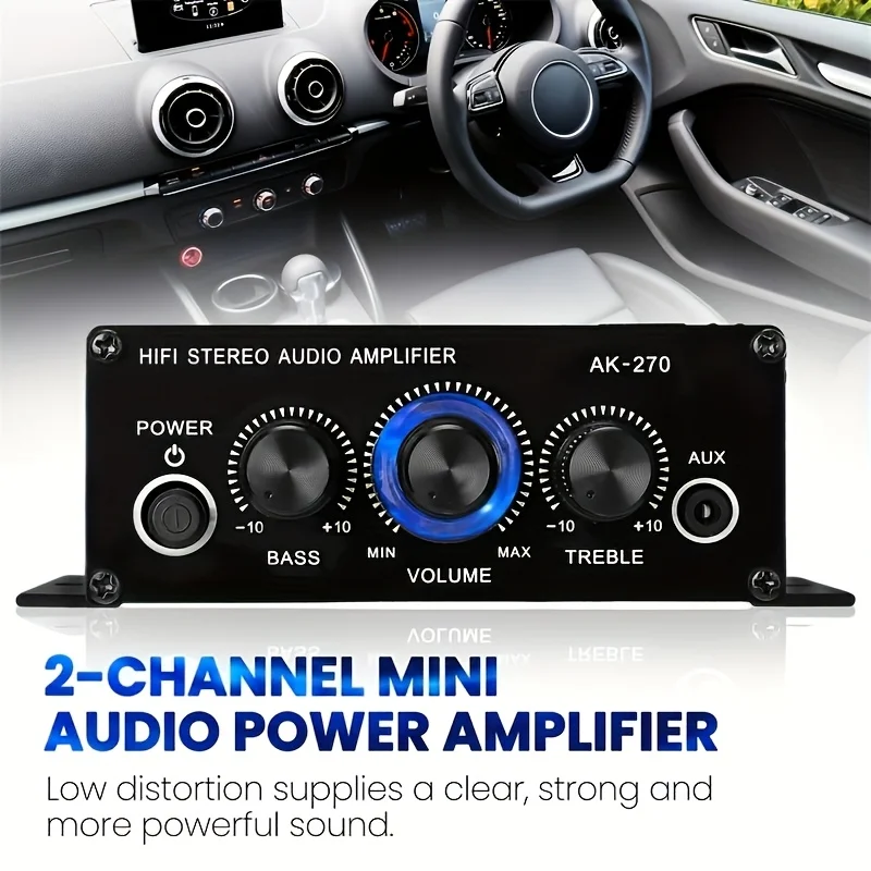 AK-270 400W Mini Power Amplifi - Home Cinema Heos recensie en prijs